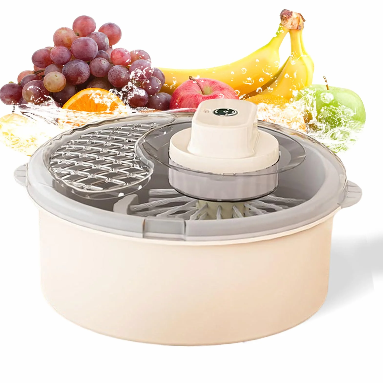 vegetal, fruta eléctrica manual, secador de verduras, dispositivo de | lavado y multiusos, herramienta de cocina eficiente para productos de limpieza, hogar, preparación de ensaladas