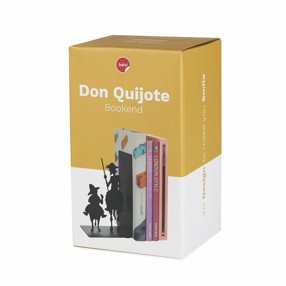 Balvi - Don Quijote sujetalibros de Metal. Inspirado en la Obra de Cervantes.