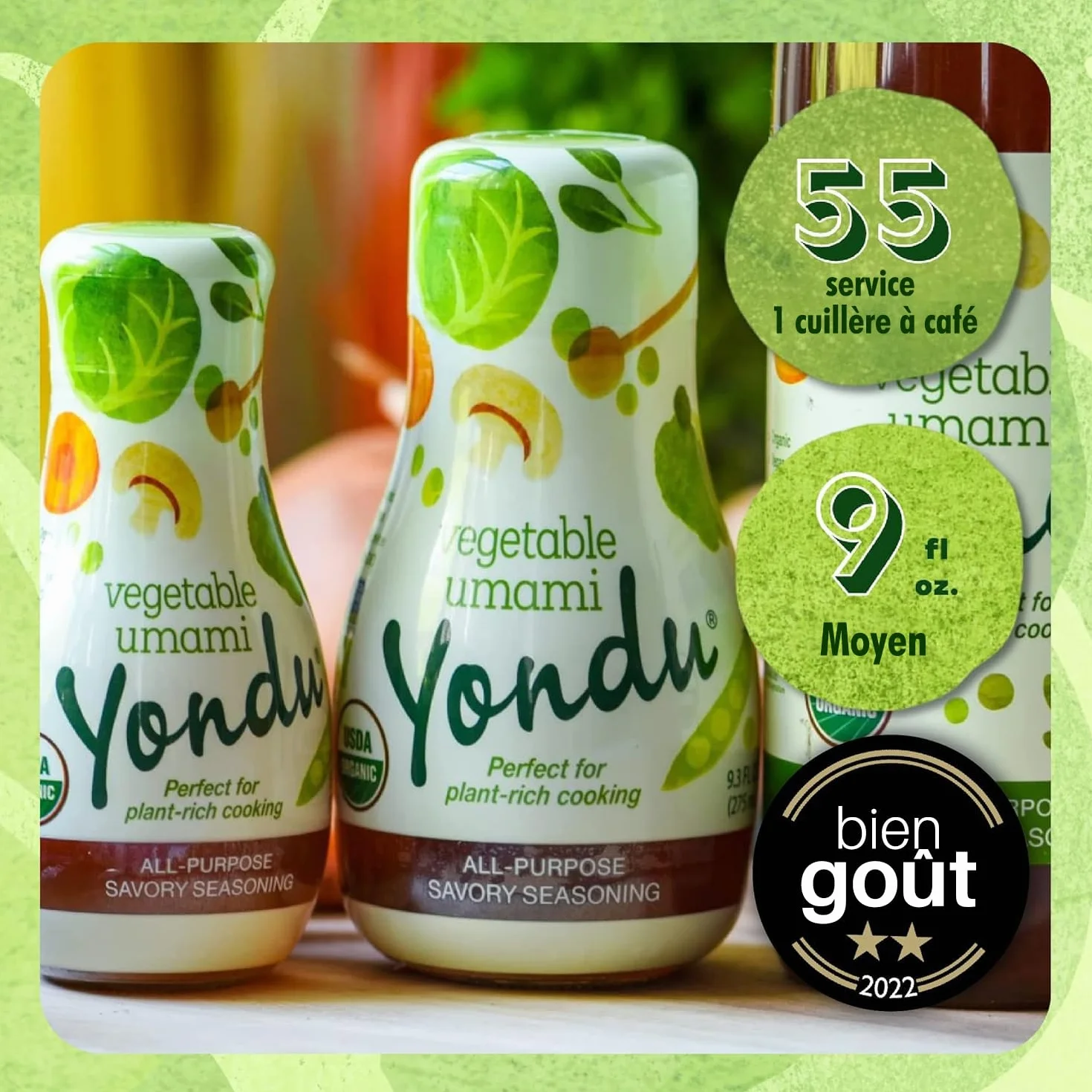 Yondu Vegetable Umami 275 ml - Condimento umami vegetal natural bio vegano ecológico orgánico