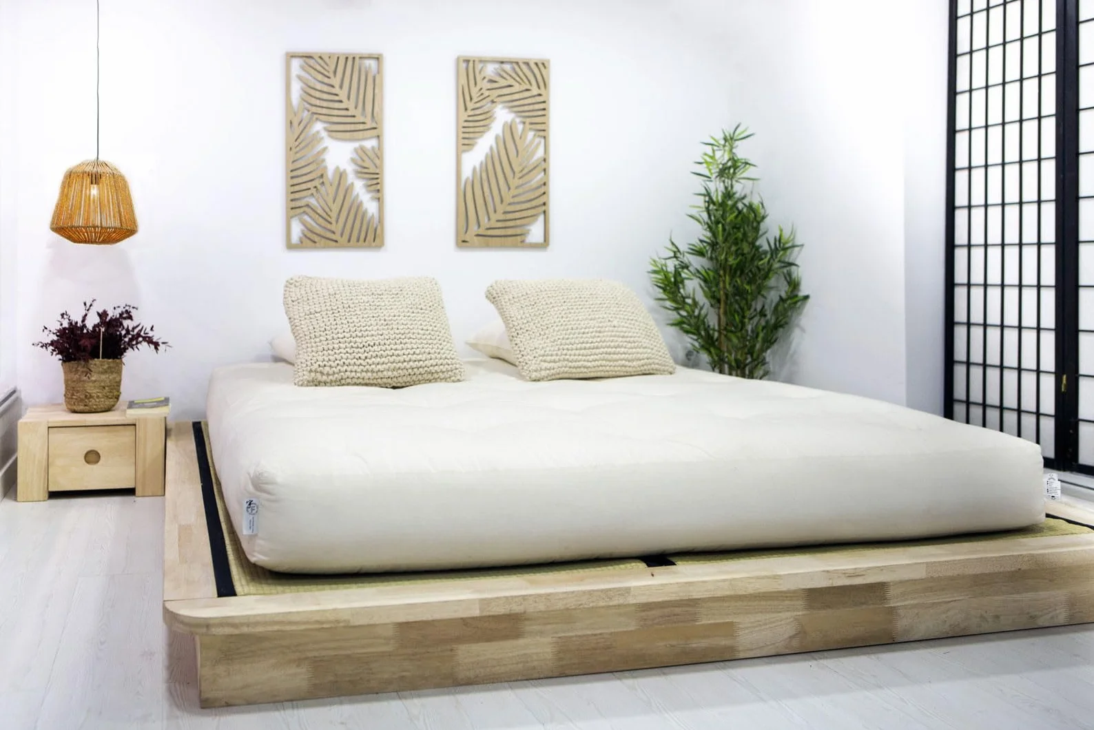 Base Tatami Provence, Natural, 180x200 cm.