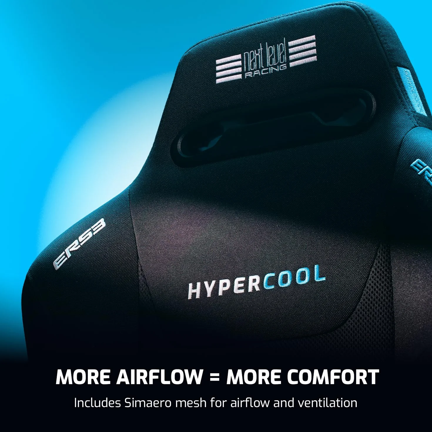 Next Level Racing ERS3 HYPERCOOL Ventilated Sim Racing Seat (NLR- E063)