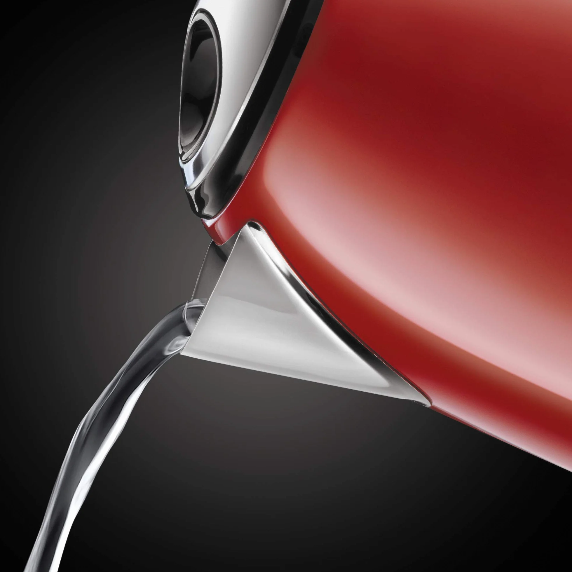 Russell Hobbs Hervidor de Agua Eléctrico Colours Plus 1 litro 2400 W Filtro Extraíble Base 360° Rojo