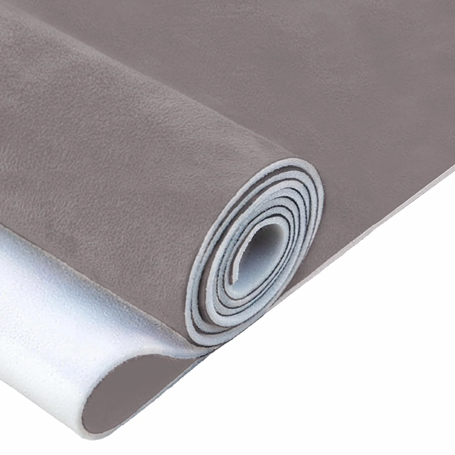Tela para techo de 250 cm x 150 cm, color gris oscuro, tela para el dosel, imitación de ante de piel sintética con respaldo de espuma de 4 mm, revestimiento interior para coche, caravana, barco
