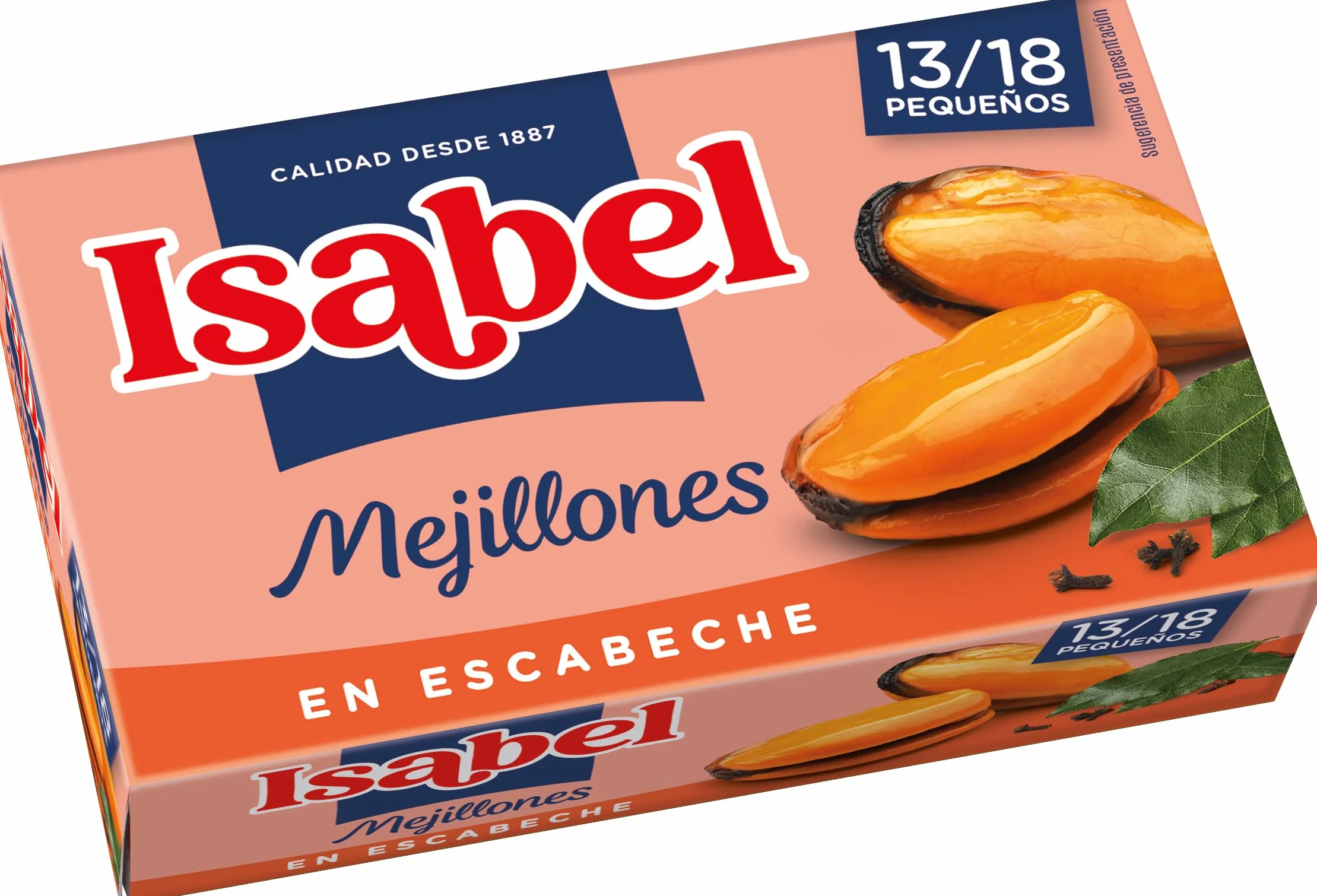 Isabel Mejillones en Escabeche Pack de 5 Latas 13-18