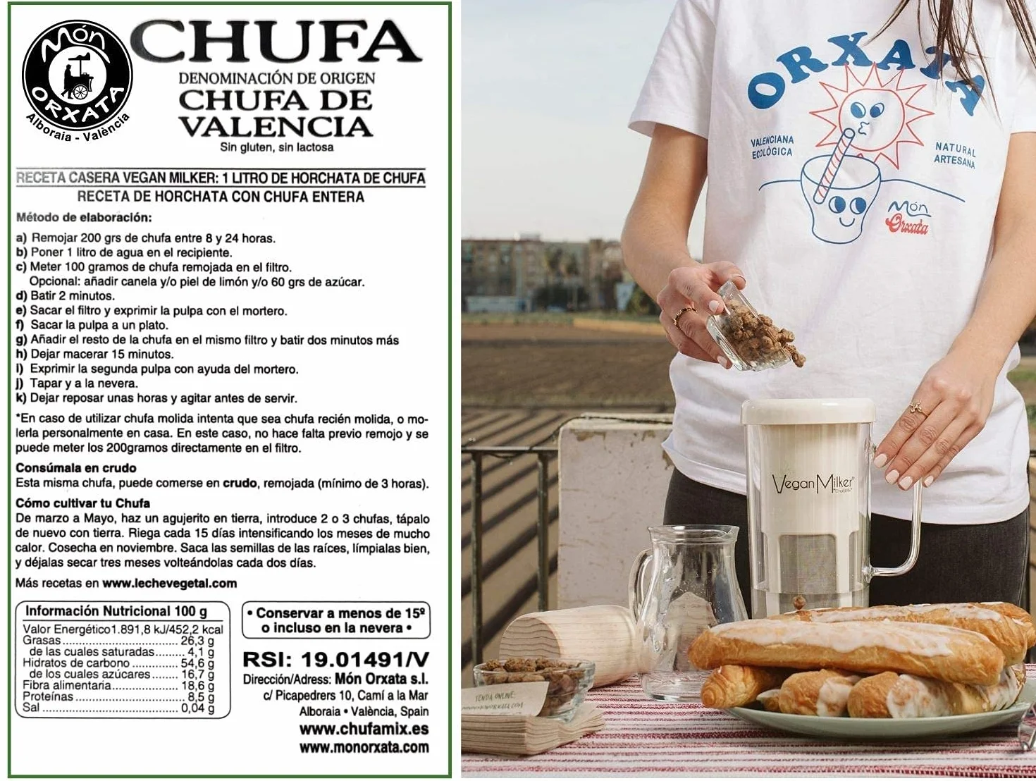 Chufa Tradicional De Valencia 1KG - Món Orxata Denominación De Origen Certificada, Secado Natural, Ideal Para Horchata Sin Azúcar
