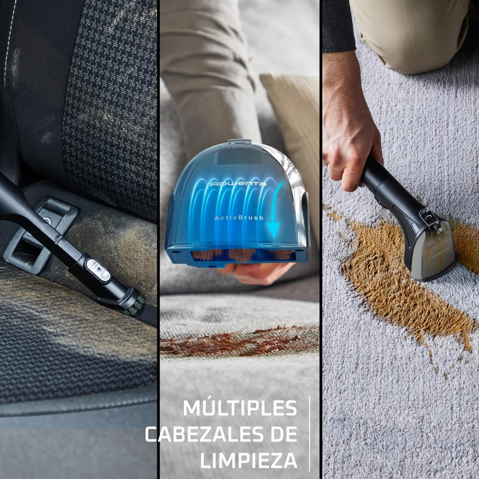 Rowenta Clean It Hot & Cold IN7011F0 Aspirador tapicerías 1150W Powerheat 3 en 1 Naranja