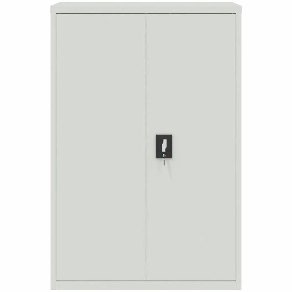 Armario de Oficina Acero Gris 90x40x140 cm vidaXL Vitrina Organizador