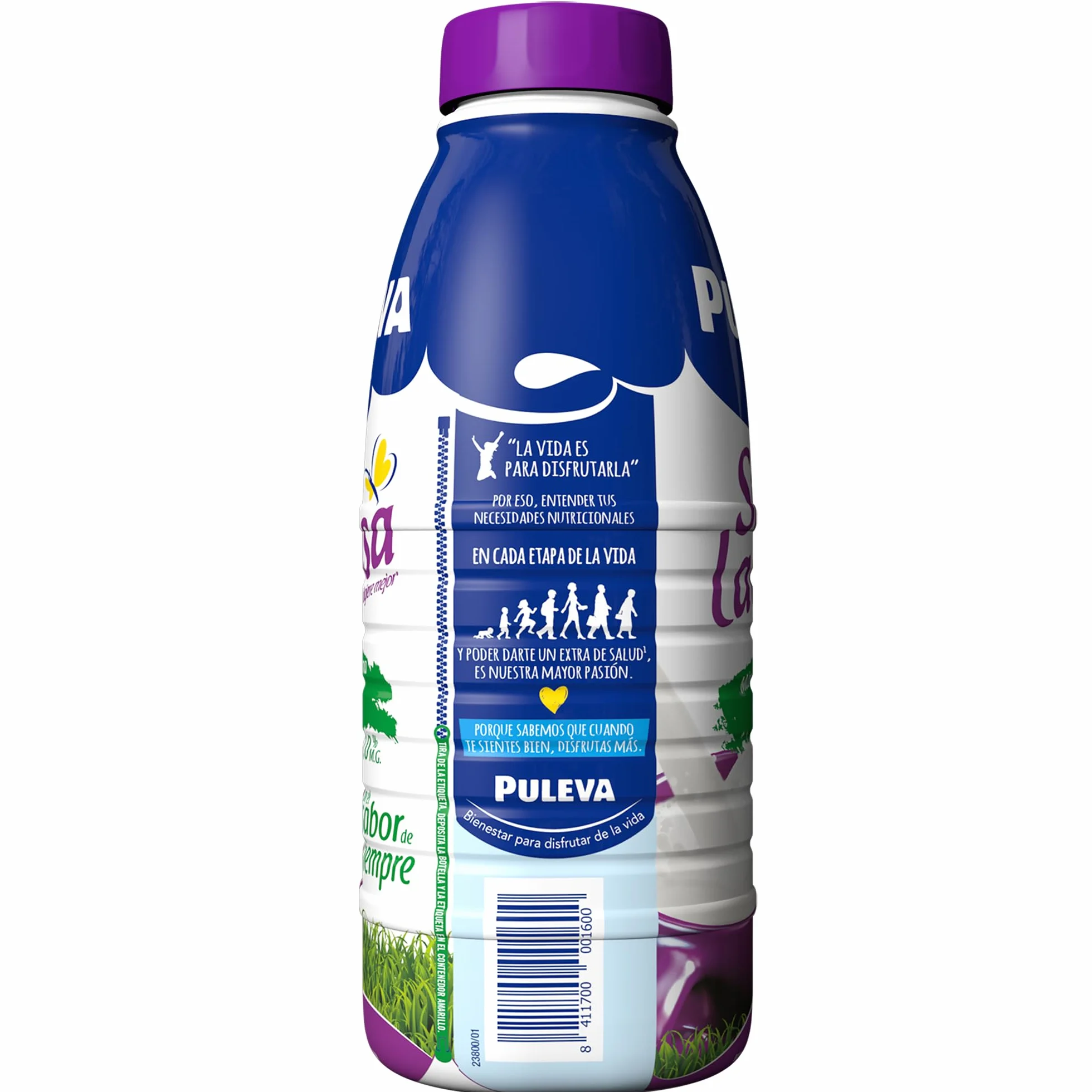 Leche Puleva Sin Lactosa Semidesnatada 1% M.G. Pack 6 x 1 L