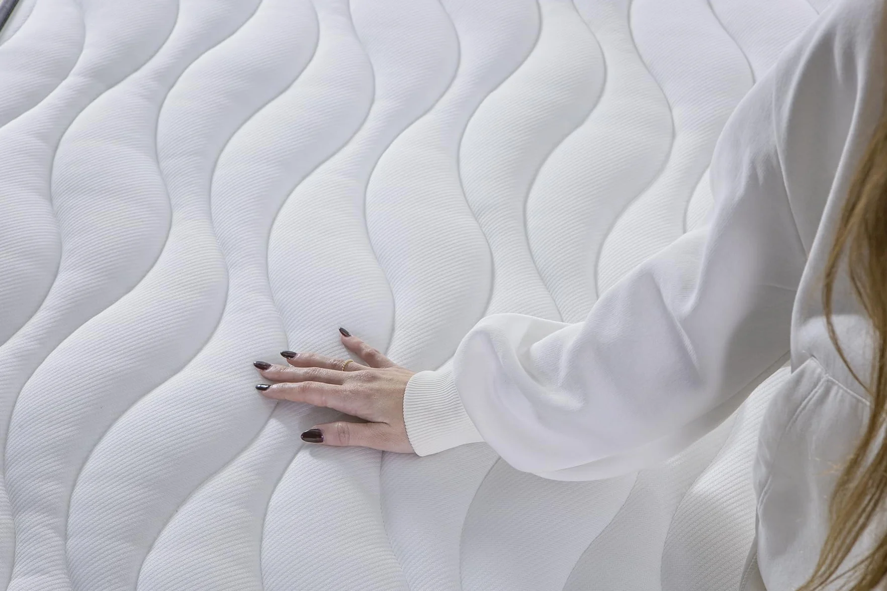 Todocama - Colchón viscoelástico 140x200 cm, Pure Flow MAX Multicapa, Altura 21 cm, firmeza Media/Alta, Tratamiento antiácaros, antibacterias e hipoalergénico. Fabricado en España.