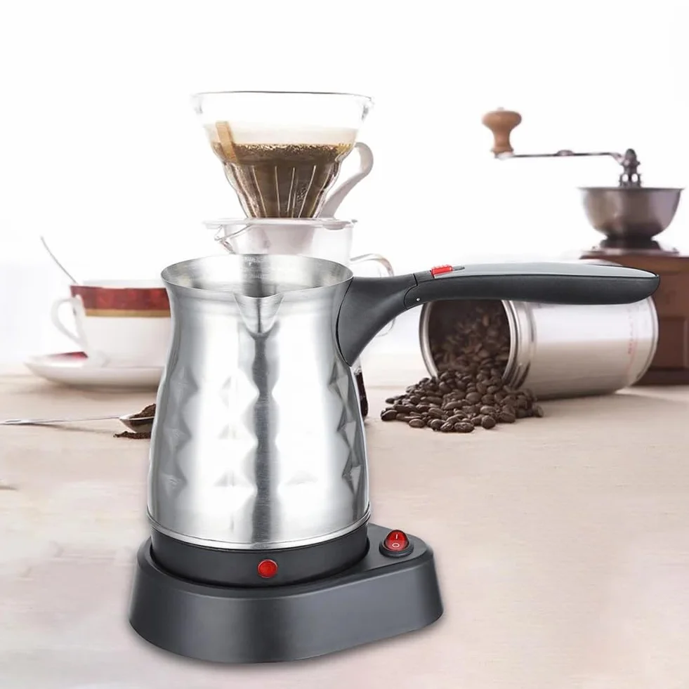 Cafetera Turca Eléctrica 500 Ml con Enchufe Europeo