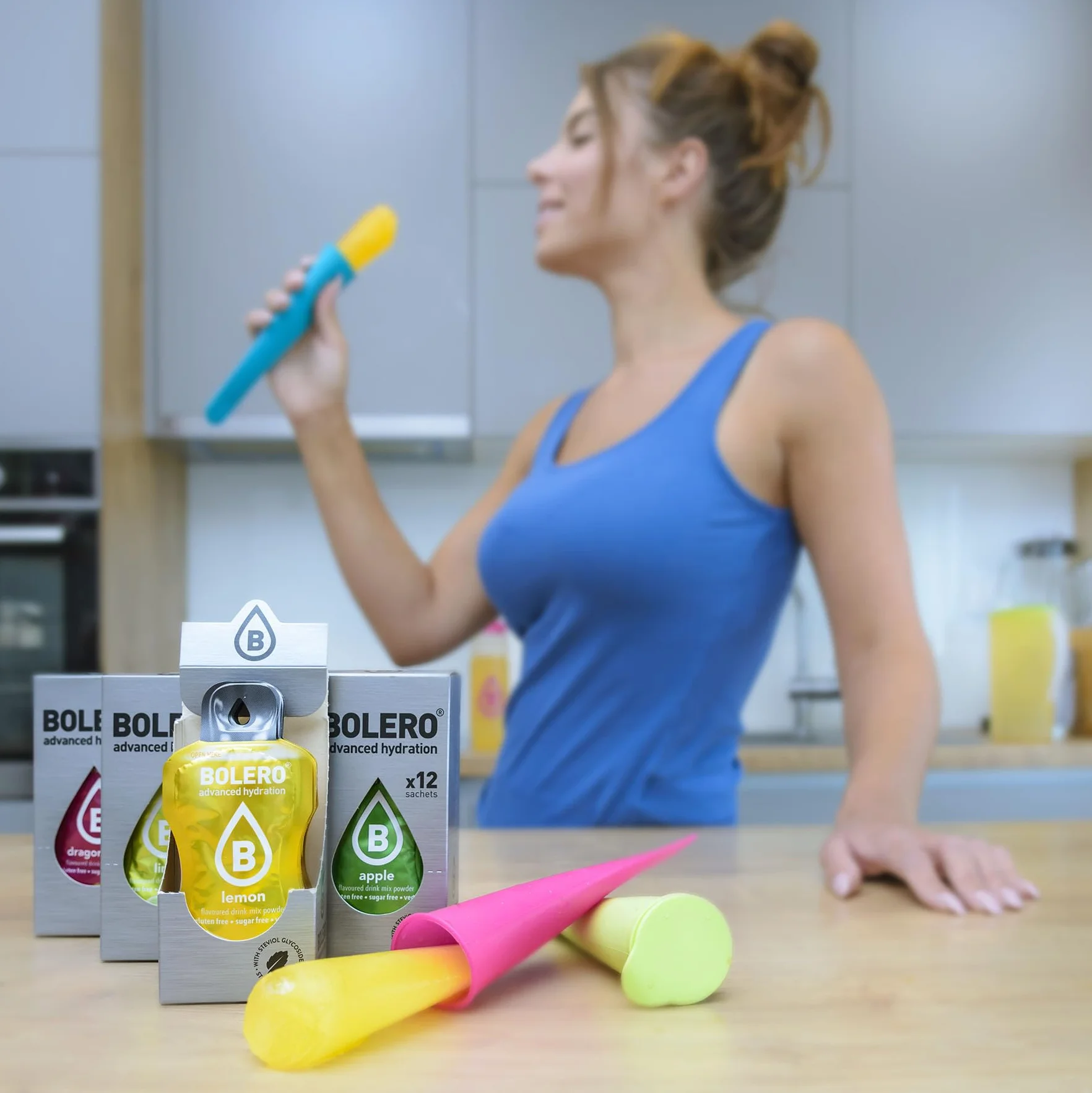 Bolero Classic Mix 24 x 9 g Refrescante Bebida en Polvo Sin Azúcar con Stevia y Vitamina C para Diabéticos