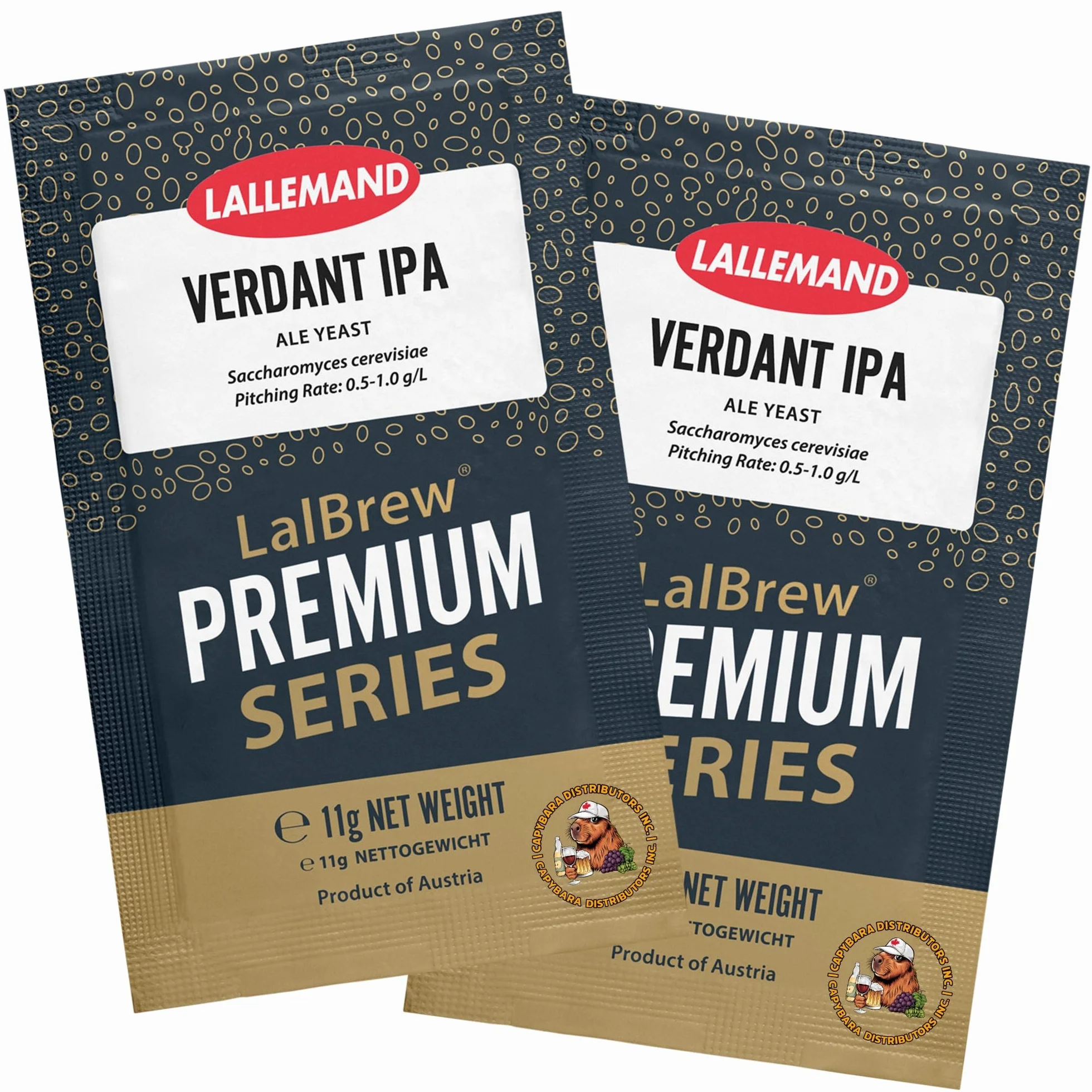 LalBrew Levadura de Cerveza Verdant IPA - Hacer Cerveza en Casa - 2 Sobres de 11 g - Saccharomyces cerevisiae
