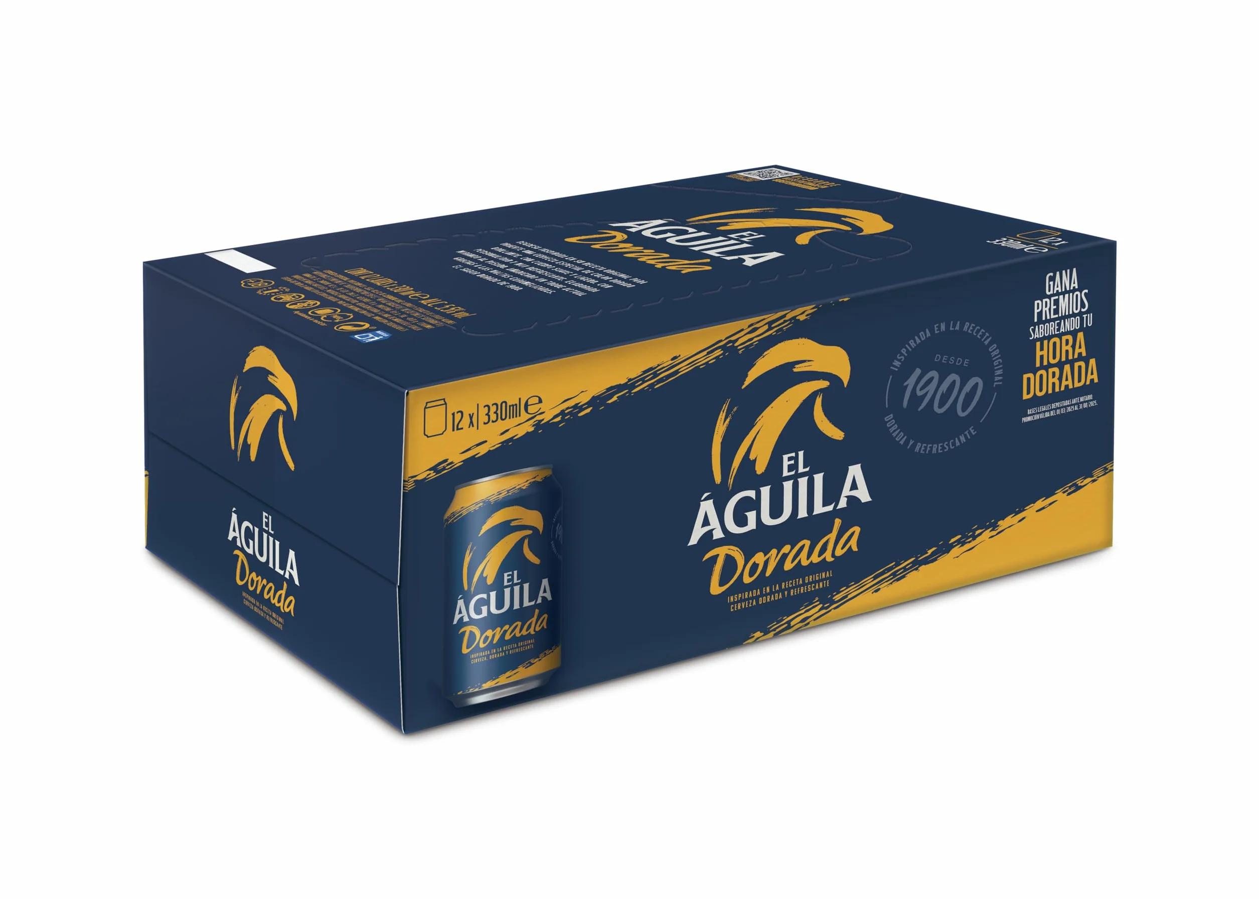 El Aguila Dorada Cerveza Lager Especial Pack Lata 12 x 33cl