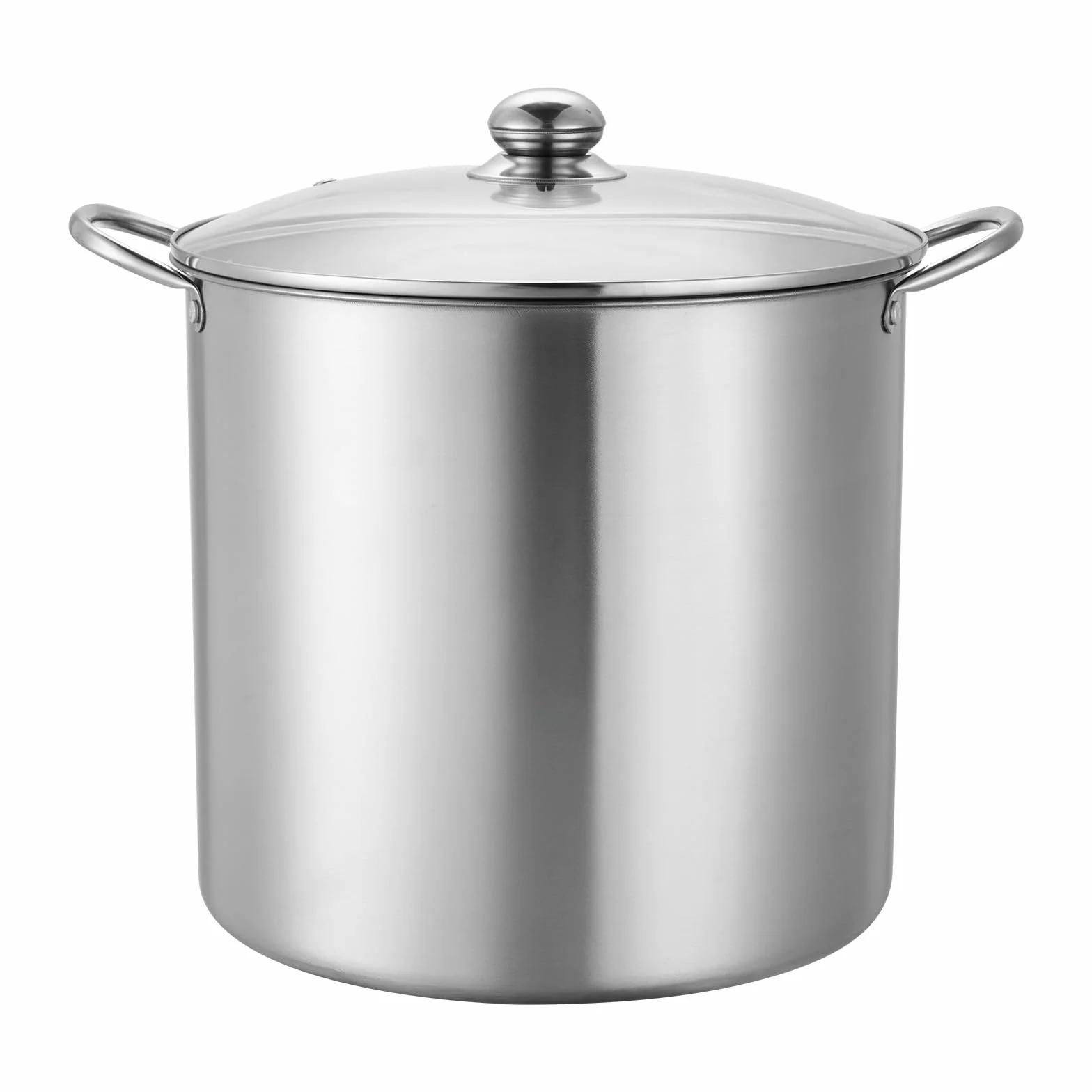 VEVOR Olla para Conservas Acero Inoxidable 352x355x362 mm Inducción Gas Eléctrica
