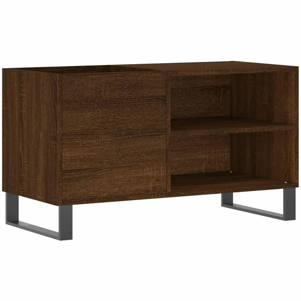 vidaXL Mueble de Discos Roble 85x38x48 cm Madera de Ingeniería