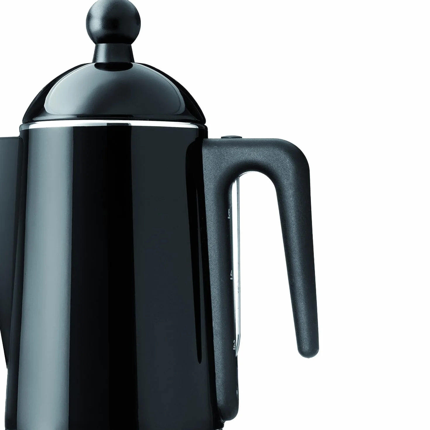 C3 30 Diseño percolador Eco 2 acero inoxidable lacado negro 6 tazas