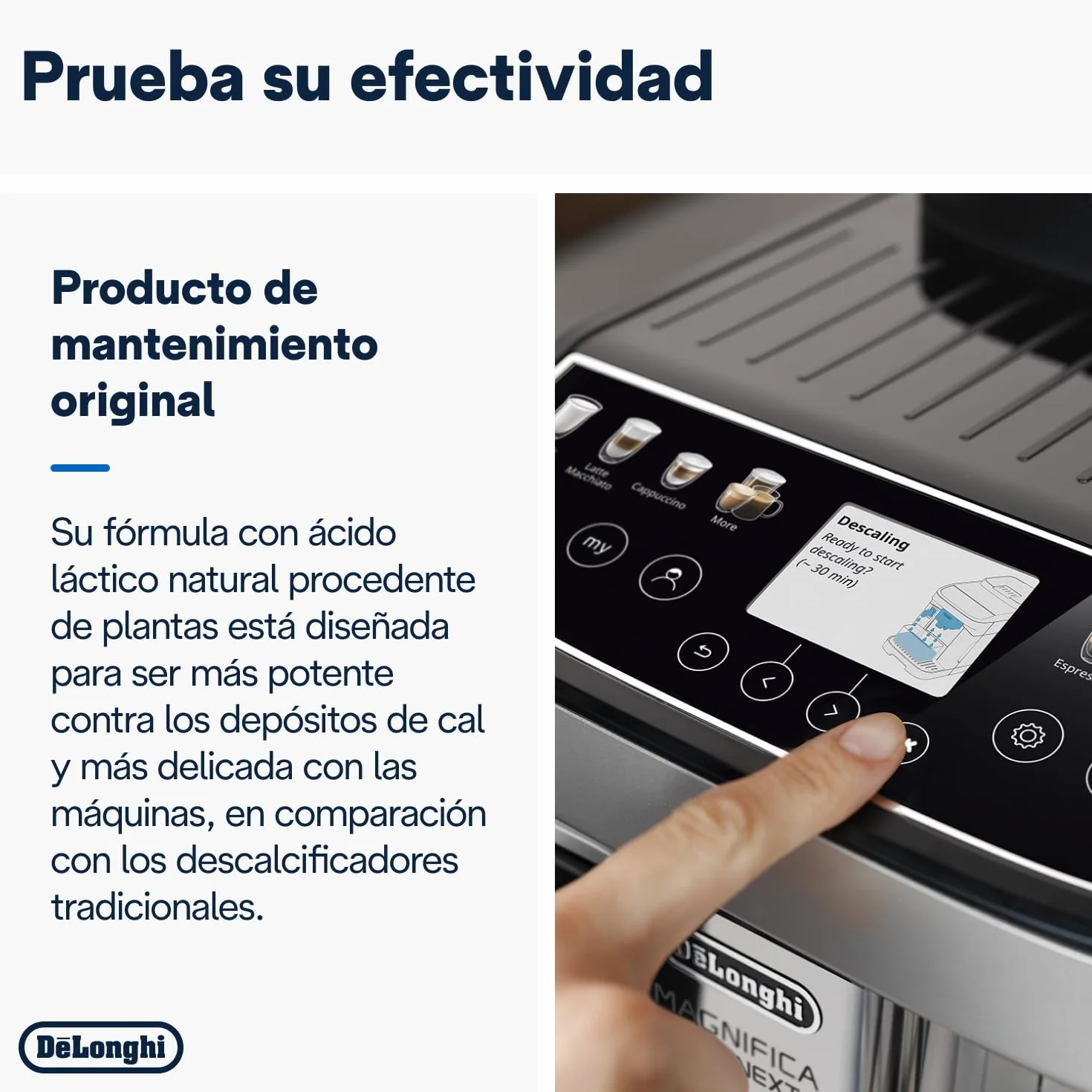 De'Longhi EcoDecalk DLSC500 Descalcificador 500ml 5 Dosis Accesorio Mantenimiento Cafetera