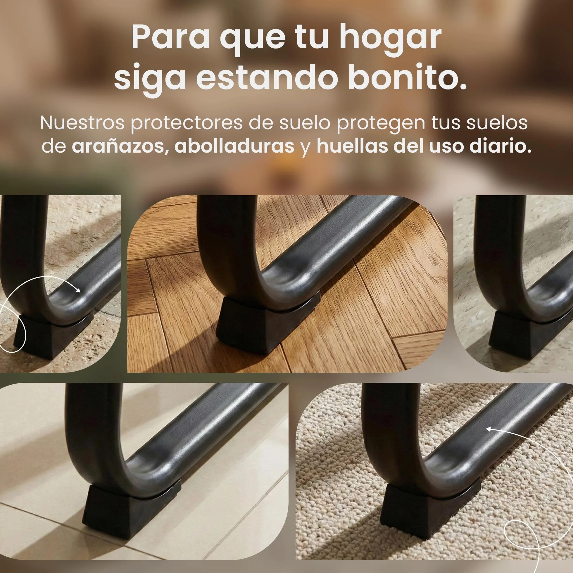 CLP Silla con Reposabrazos Canada B, Acolchada de Visita, Estructura Metal Negra Mate, Conferencia, Sala de Espera de Tela, Color:marrón