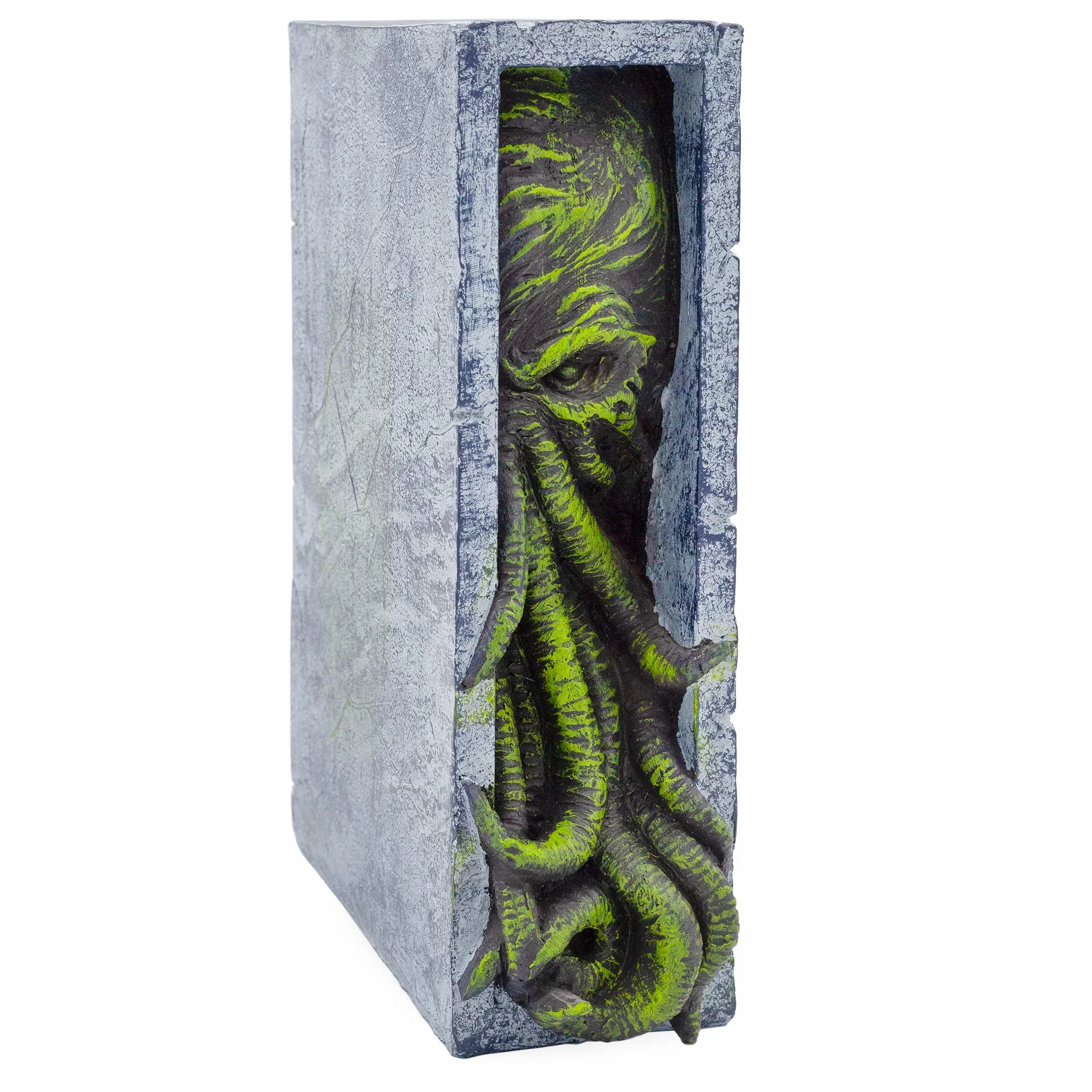 Toy Vault Cthulhu - Inserto de estantería, sujetalibros de Resina, Estatua de Monstruo de Cthulhu