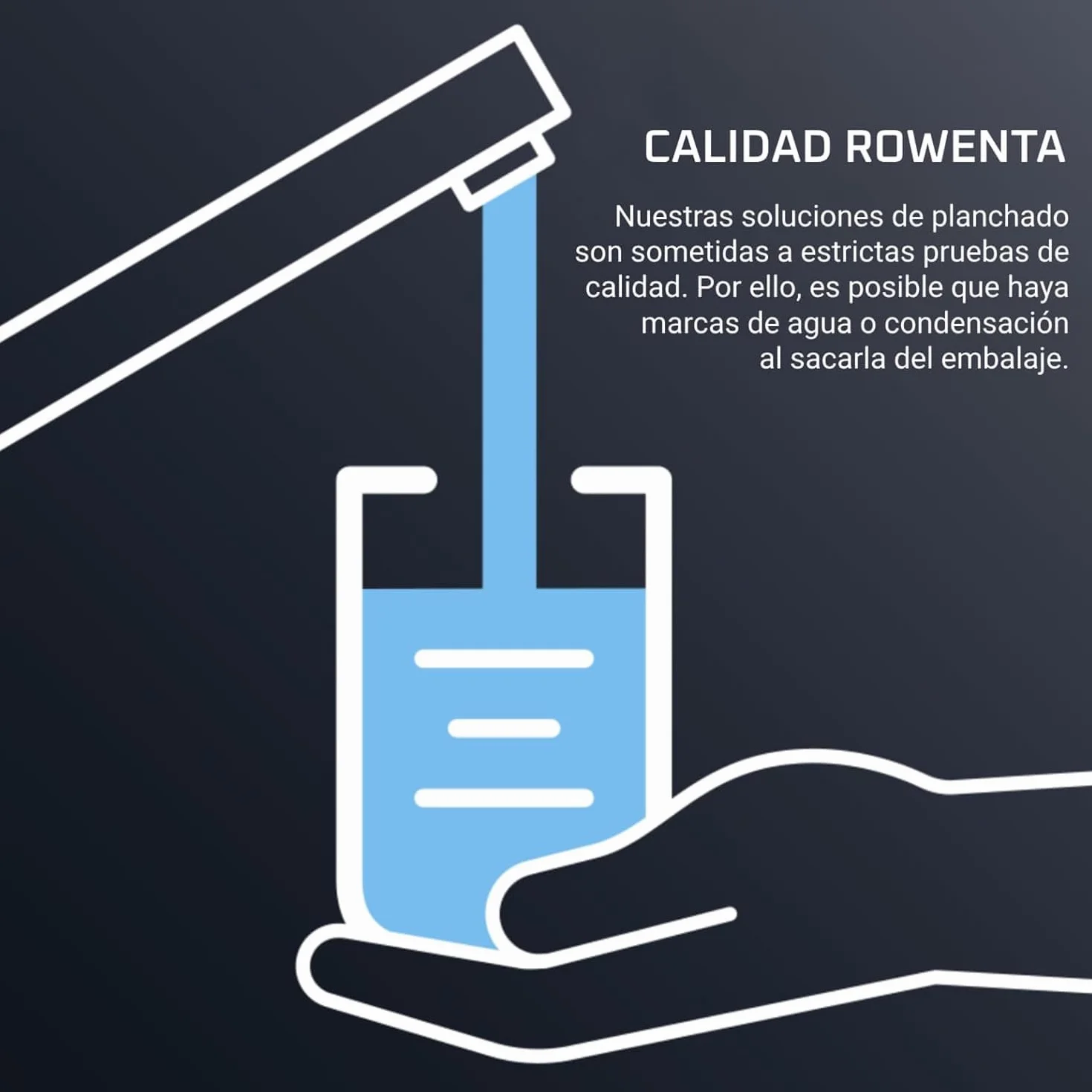 Rowenta Silence Steam Pro, Centro de planchado vertical, 7.5 bares, golpe de vapor de 480g/min, tecnología silenciosa, desinfecta, vapor con caldera, Color Gris y Azul, DG9160