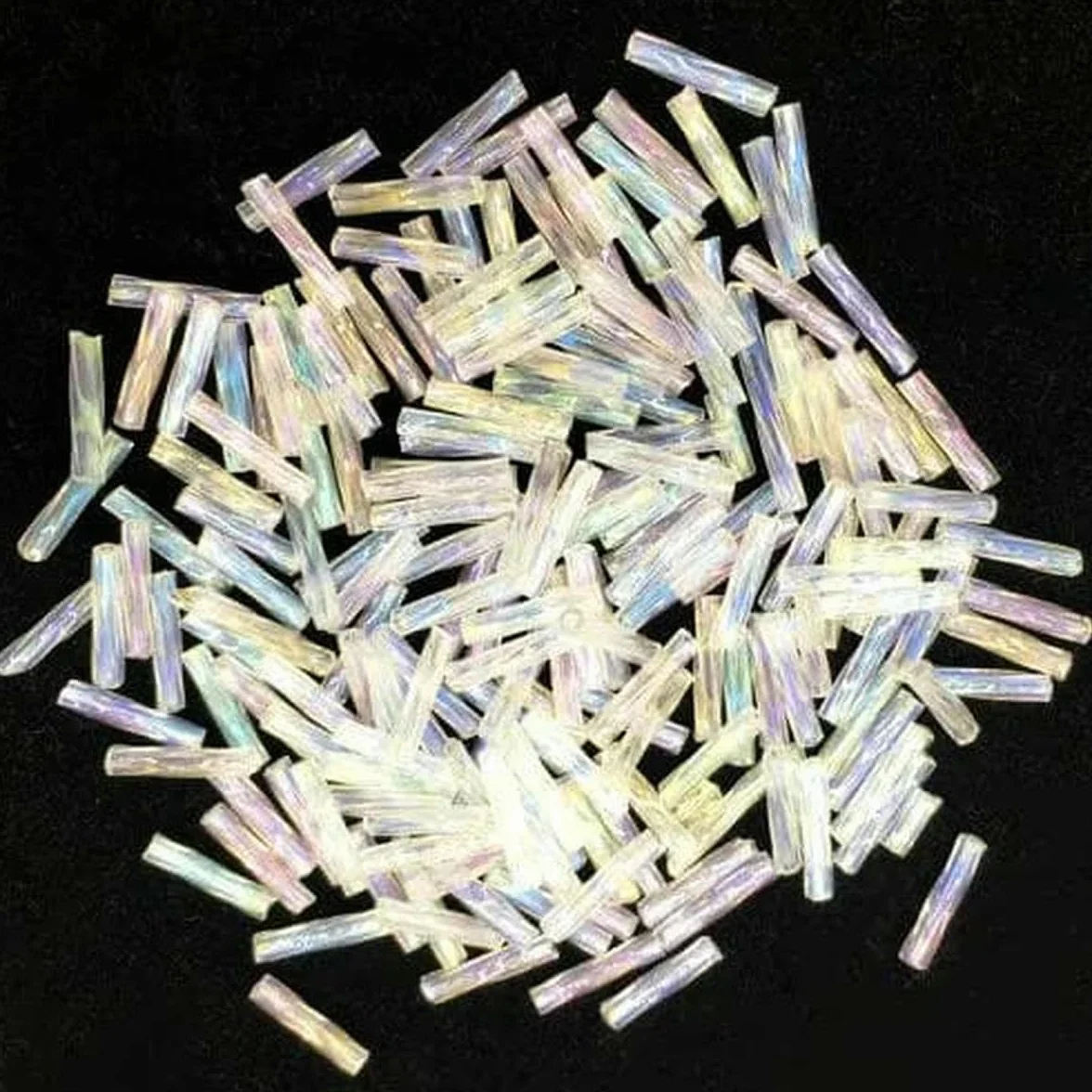 Kit de fabricación de pulseras de cuentas de semillas checas, cuentas de tubo de corneta de vidrio, cuentas espaciadoras para hacer joyas, 20 g, varios tamaños para accesorios creativos