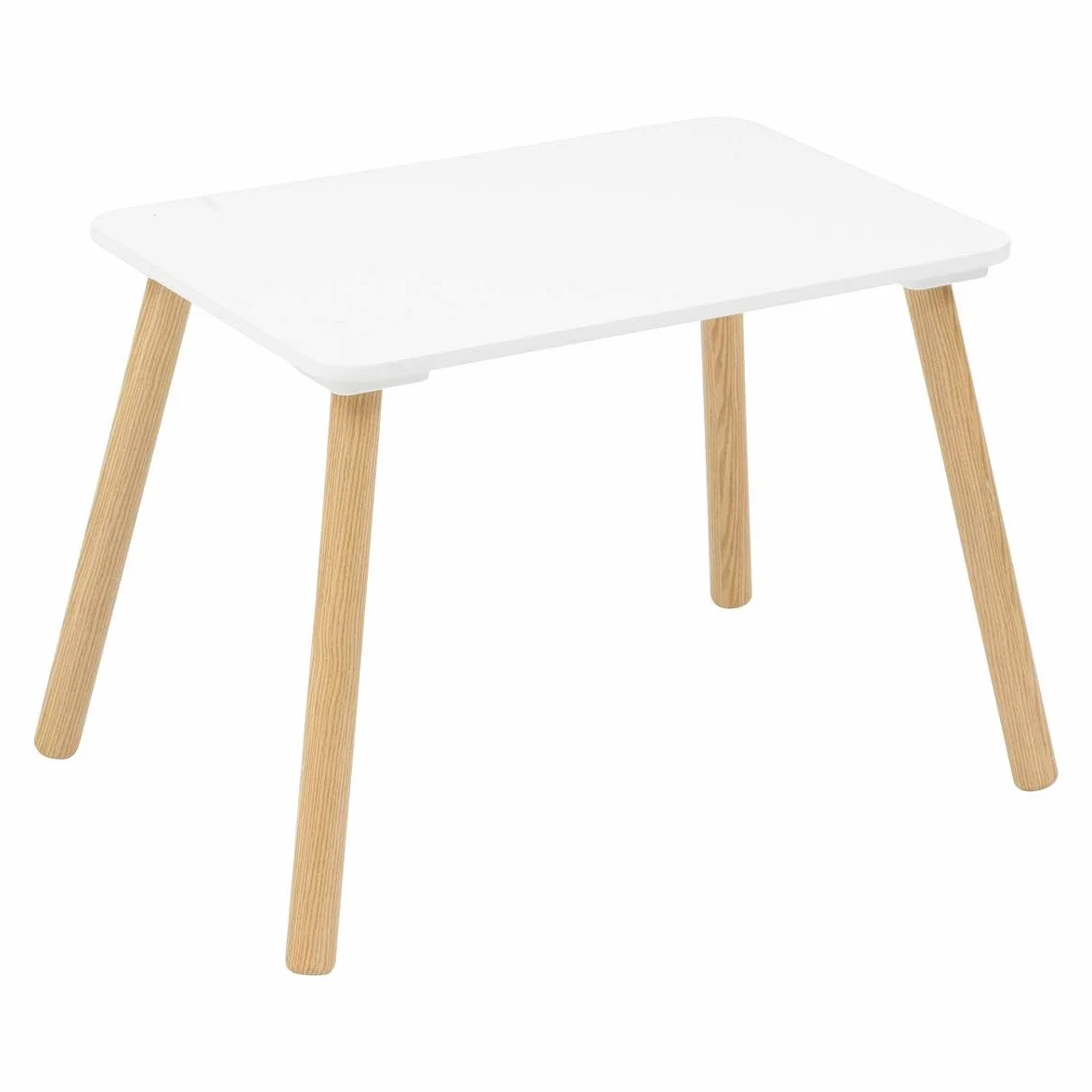 Atmosphera Conjunto de Mesa y Sillas Infantiles Alex 3 Piezas Madera Resistente al Agua