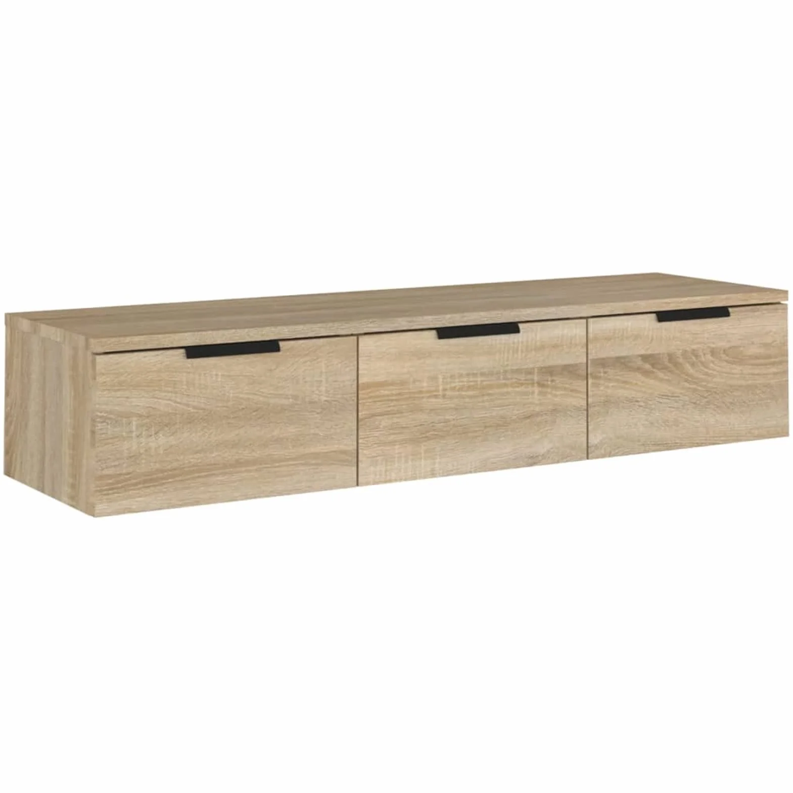 Armario de Pared, Muebles Salón, Mueble TV, Mesa Flotante, Gabinet Colgante De Pared, Gabinete De TV, Madera contrachapada Roble Sonoma 102x30x20 cm