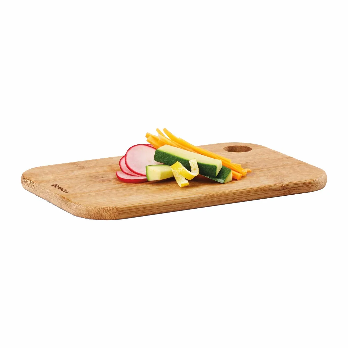 Metaltex Tabla de Cocina Corte de Bambú 22x14x1 cm
