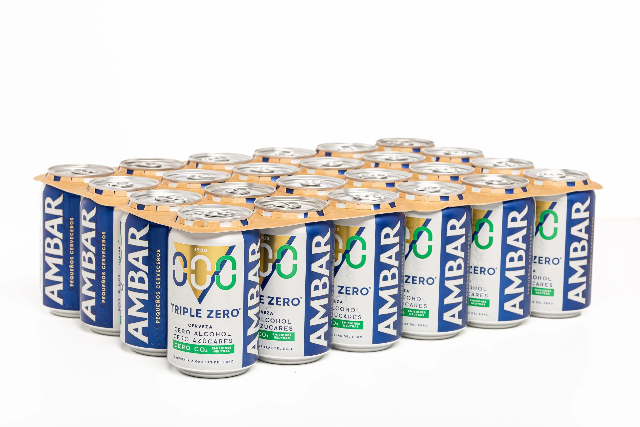 Ambar Triple Zero 24 x 33 cl 0.0% Alcohol 0 Azúcar