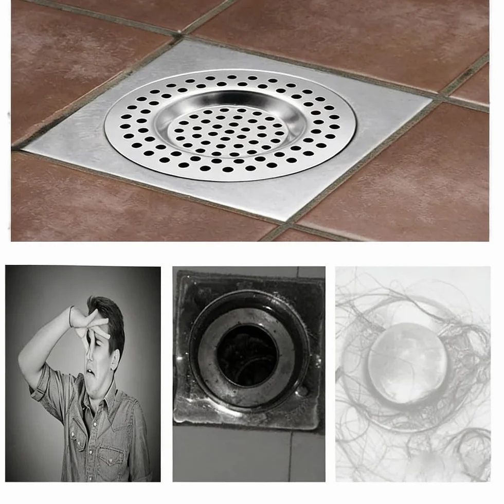 2 Piezas Filtro de Fregadero de Acero Inoxidable - Colador de Drenaje -Tapón de Desagüe para Cocina, Ducha, Baño y Lavabo