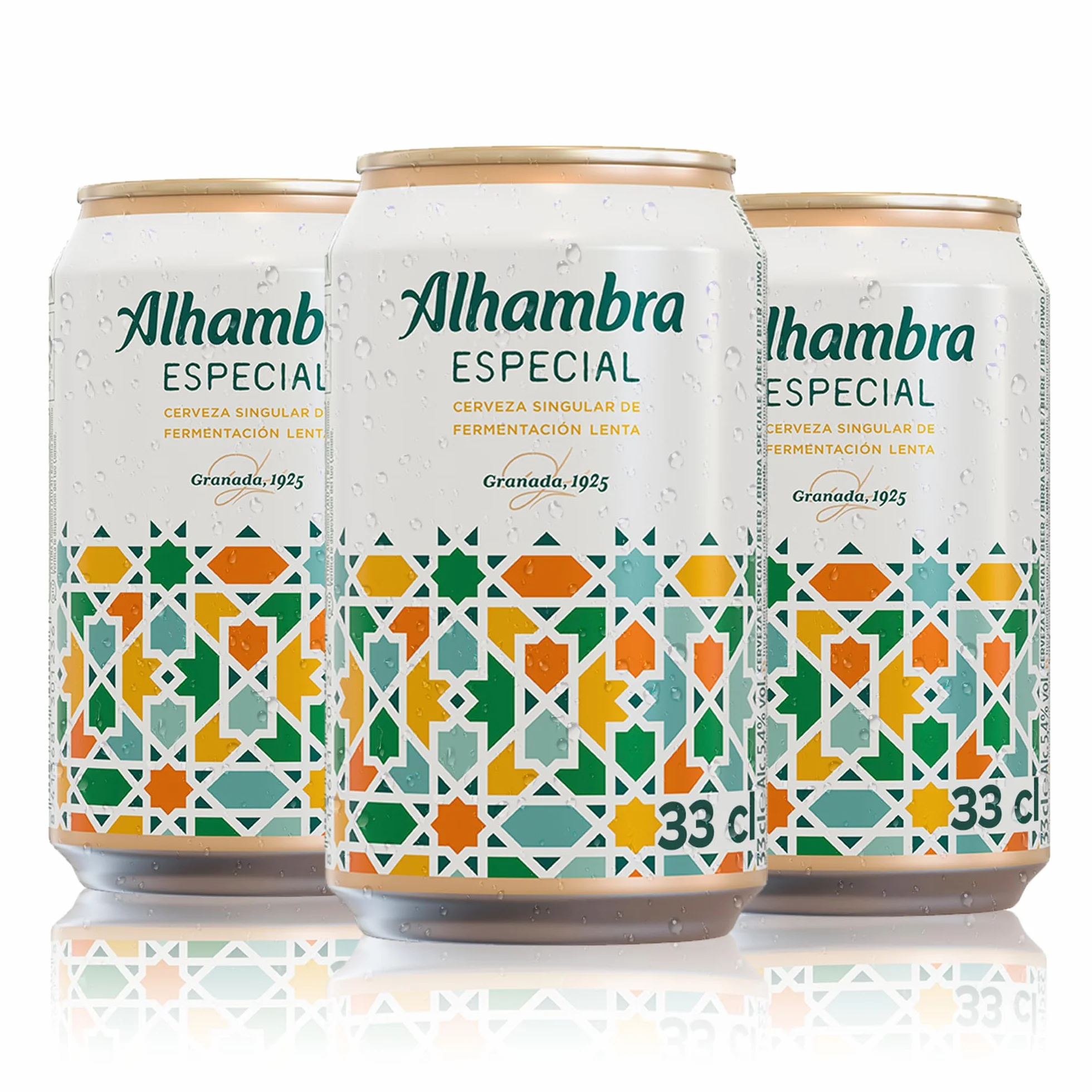 Cerveza Alhambra Especial Pack 12 Latas 33 cl 5.4% Vol