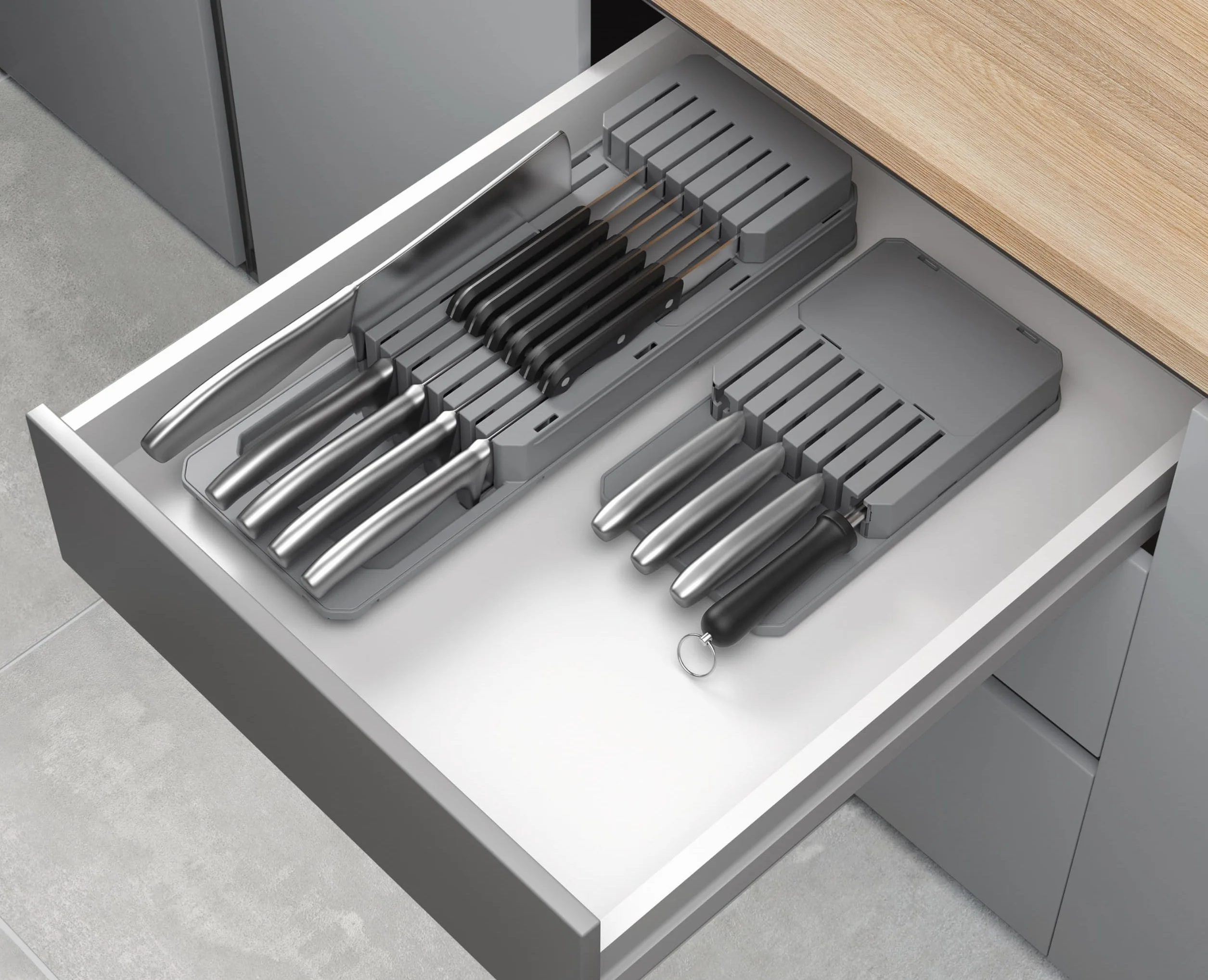 Metaltex Blade Fit - Organizador Cuchillos Modulable