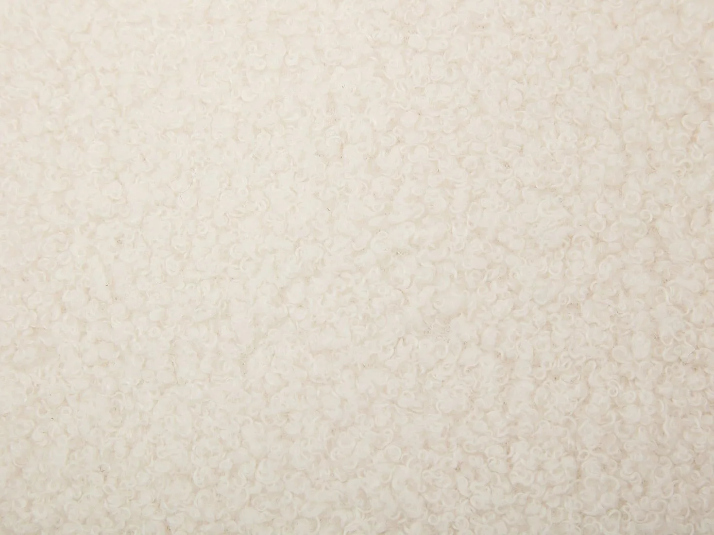 Vente-unique - Skandinavisk fÂtˆlj - Serino Vit Bouclette Fabric FÂtˆlj