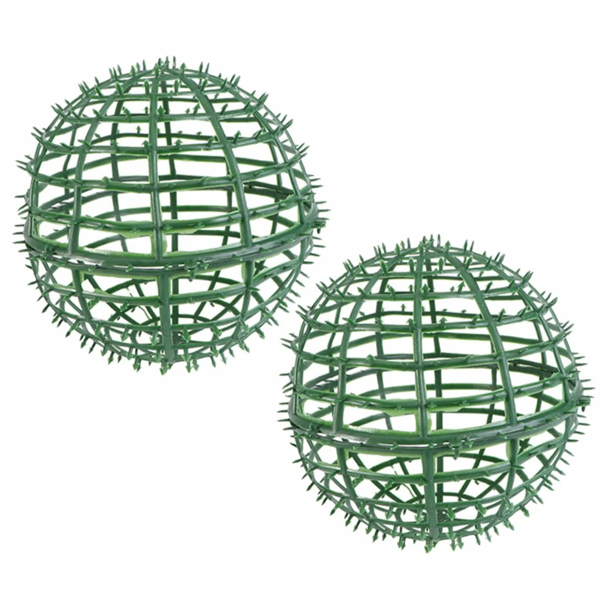 Artibetter 2 Piezas Arreglo Floral Esfera Topiaria De Alambre Marco De Esfera Topiario Marco Topiario De Plantas Soportes De Bolas De Topiario Un Jaula Artificial El Plastico