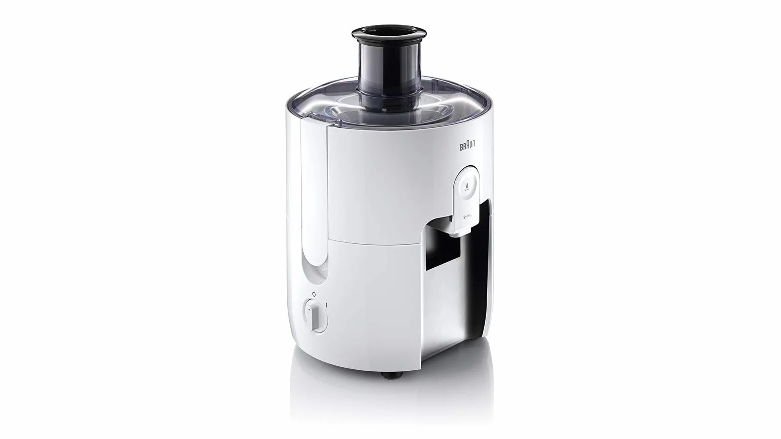 Braun Hogar PuEase SJ3100WH Licuadora, 500 W, diseño compacto, depósito de pulpa 1.25 L, jarra con separador pulpa 750 ml, blanco