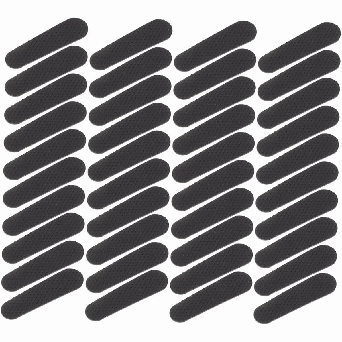 200 empuñaduras de silicona antideslizantes para madera y plástico, almohadillas de goma adhesivas resistentes con puntos para preservar la ropa y soluciones seguras para colgar