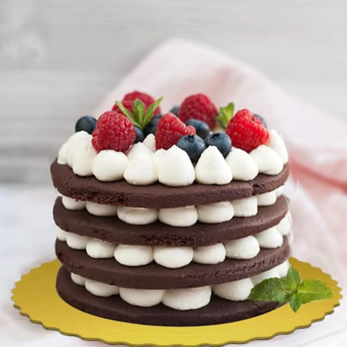 Discos Bases Extrafuerte 25cm x 3mm para Pasteles Oro