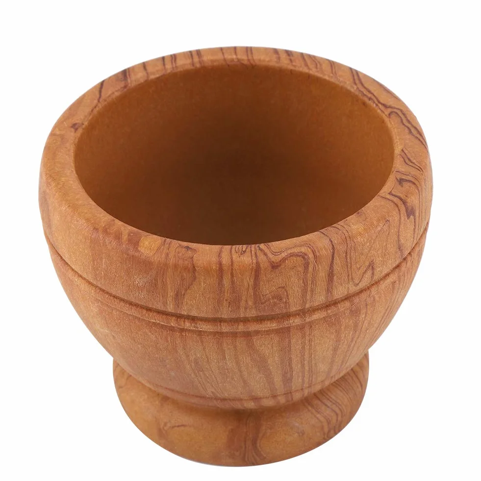 Juego de Mortero y Maja de Plástico, Triturador Manual de Especias y Hierbas, Cuenco para Moler Ajo, Herramienta de Cocina para el Hogar, 11x9cm (WPKD BLUEIYg8k520pbxn-01)