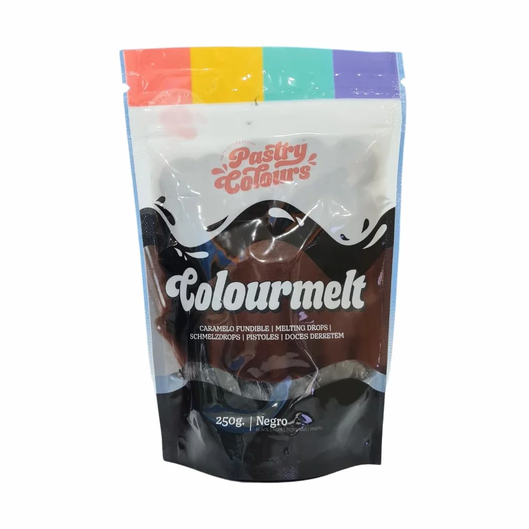 Melts Negros Chocolate para Fundir Cobertura para Pasteles 250g