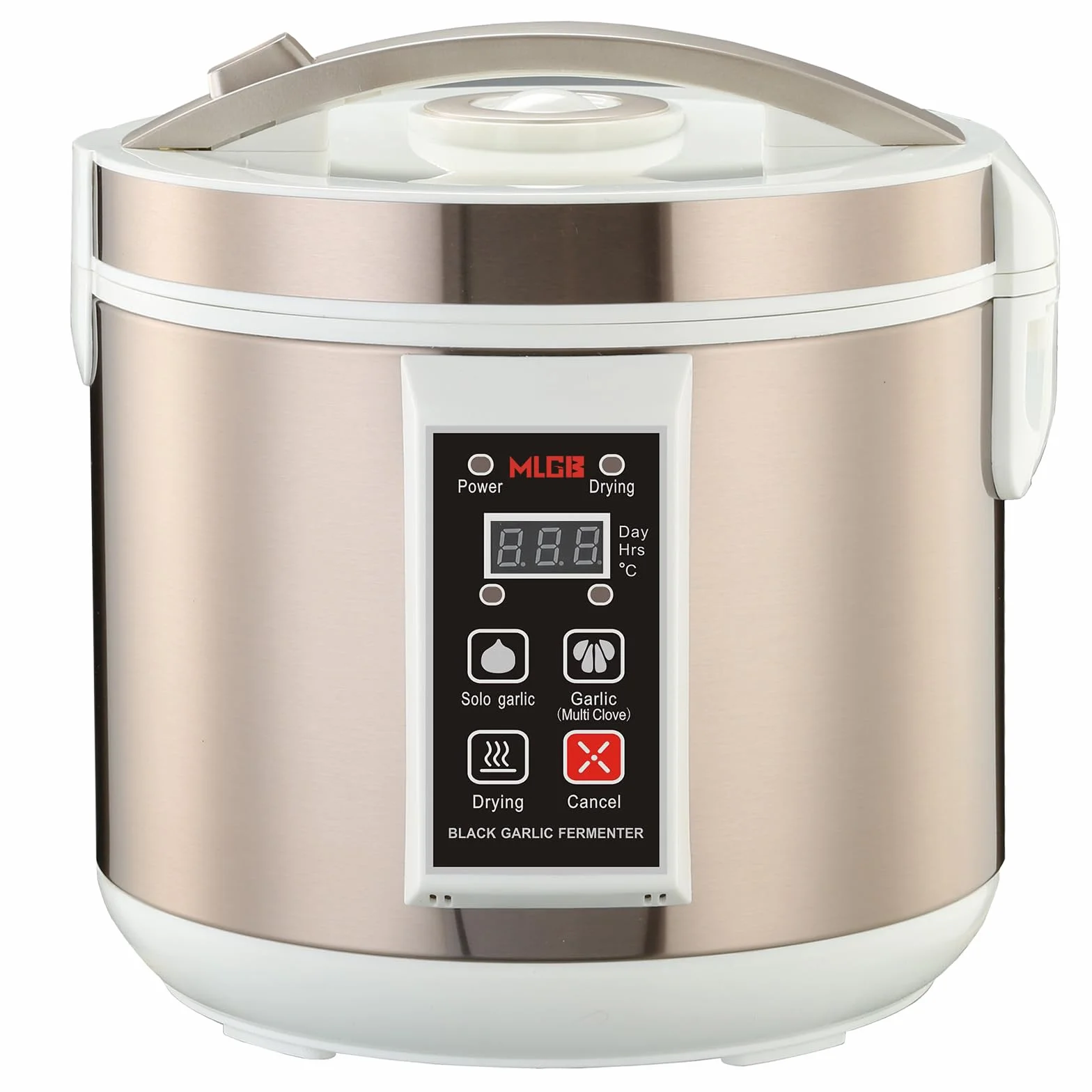 5L Fermentador de Ajo Negro, Olla Automática de Ajo, Cocedor de Ajo con Control Automático, Control de Tiempo y Temperatura, 220V