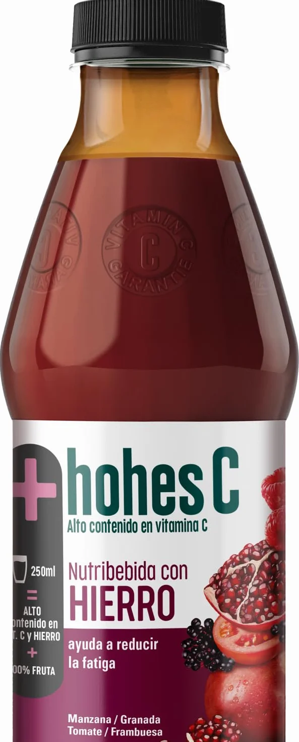 hohes C Plus Hierro Nutribebida con Hierro y Vitamina C Zumo 100% natural 1L