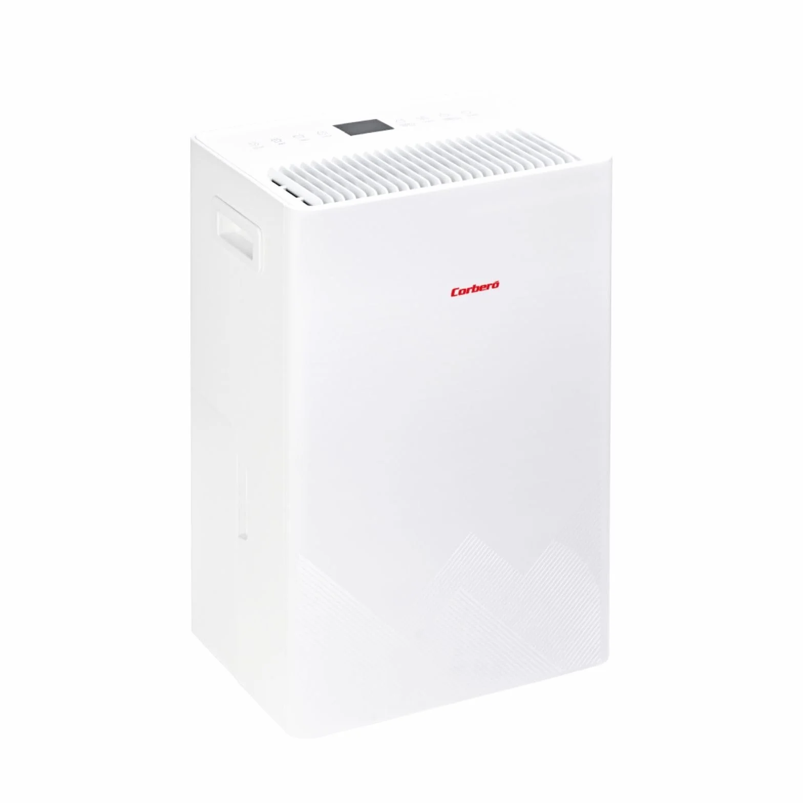 Corberó – Deshumidificador | CDG20 | Capacidad 20 L/Día | Depósito 5,5 L | Drenaje Continuo | Apagado Automático | Refrigerante Ecológico R290 | Bajo Consumo | Color Blanco