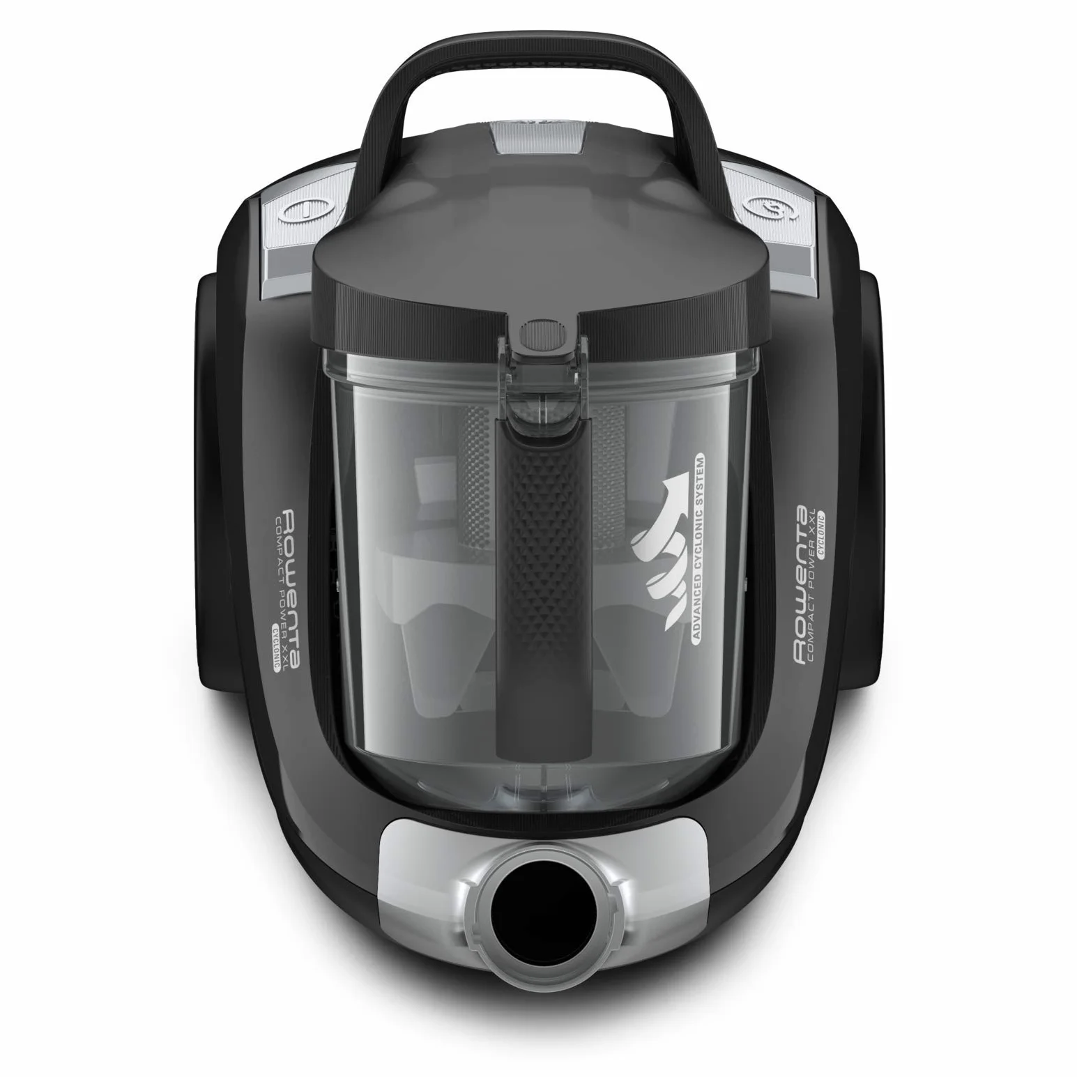 Rowenta Compact Power Cyclonic XL Classic RO4825, Producto renovado, Aspiradora de 2.5 l, diseño Compacto, Motor EffiTech, Especial Ranuras (Reacondicionado)