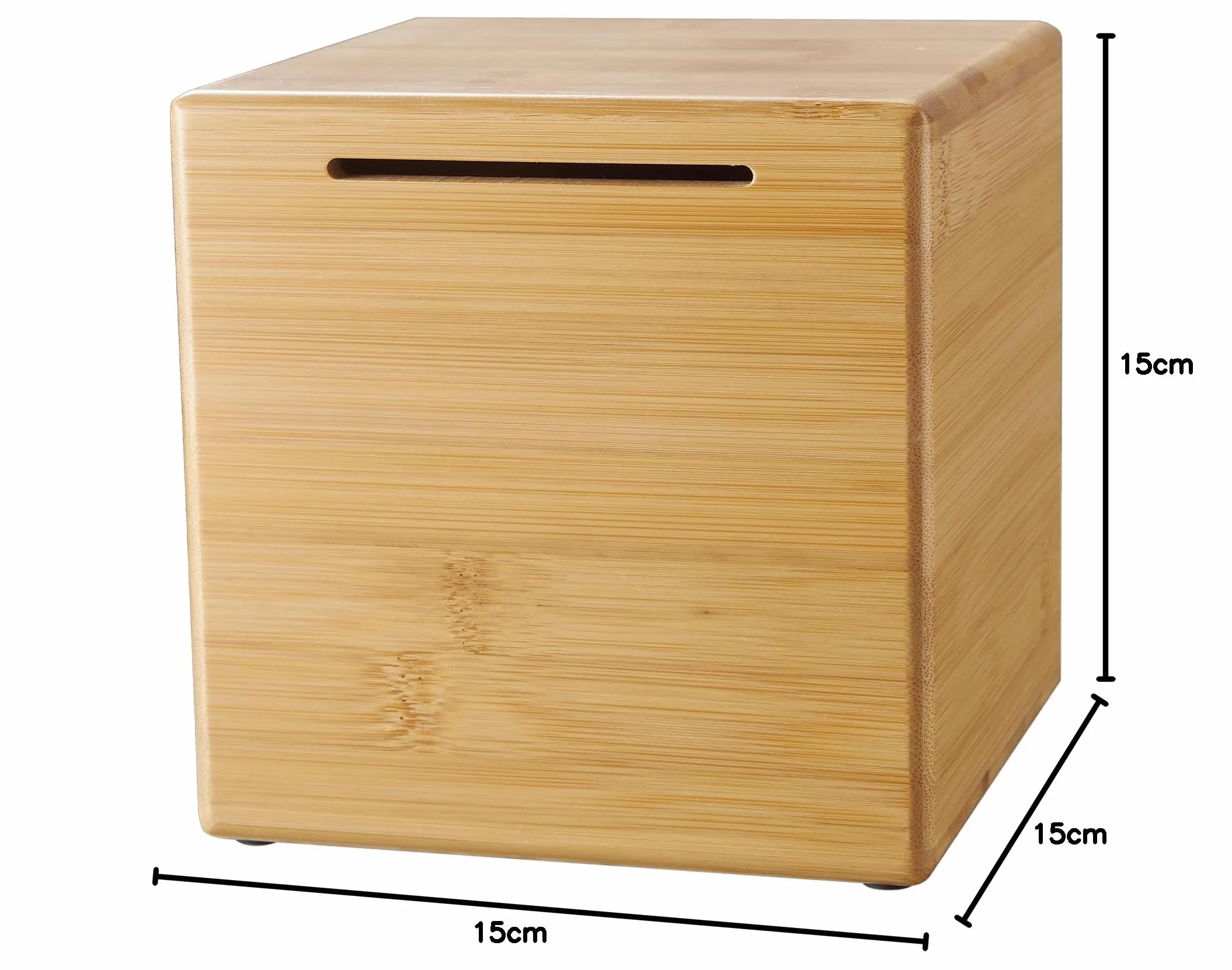 Bambú Hucha de madera personalizada XXL para adultos