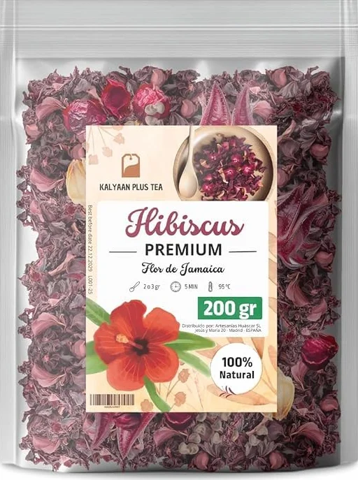 KALYAAN plus Tea Flor de Jamaica 200Gr - Te de hibisco - Hibiscus