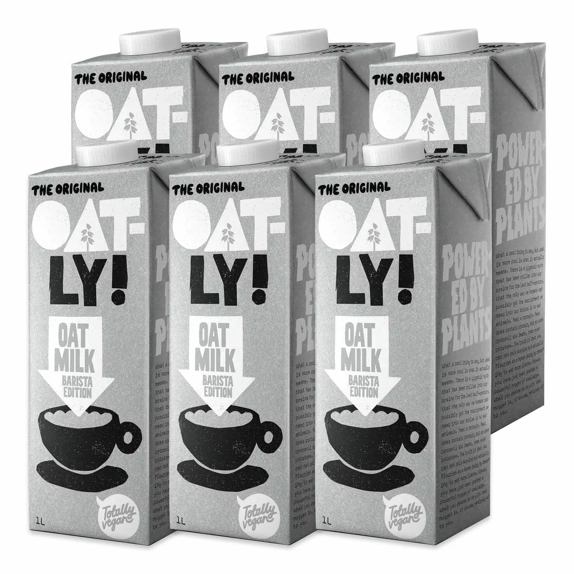 OATLY Leche de Avena Edición Barista, 6 x 1 L