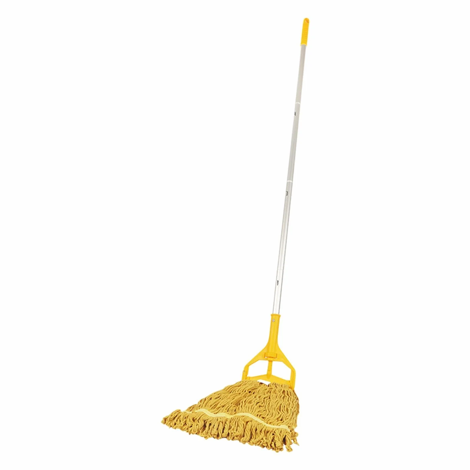 Fregona de Algodón Paño de Barrido Desmontable de 4 Secciones | Fregona para Suelos de Madera para polvo madera parquet hogar baño cocina salón dormitorio y