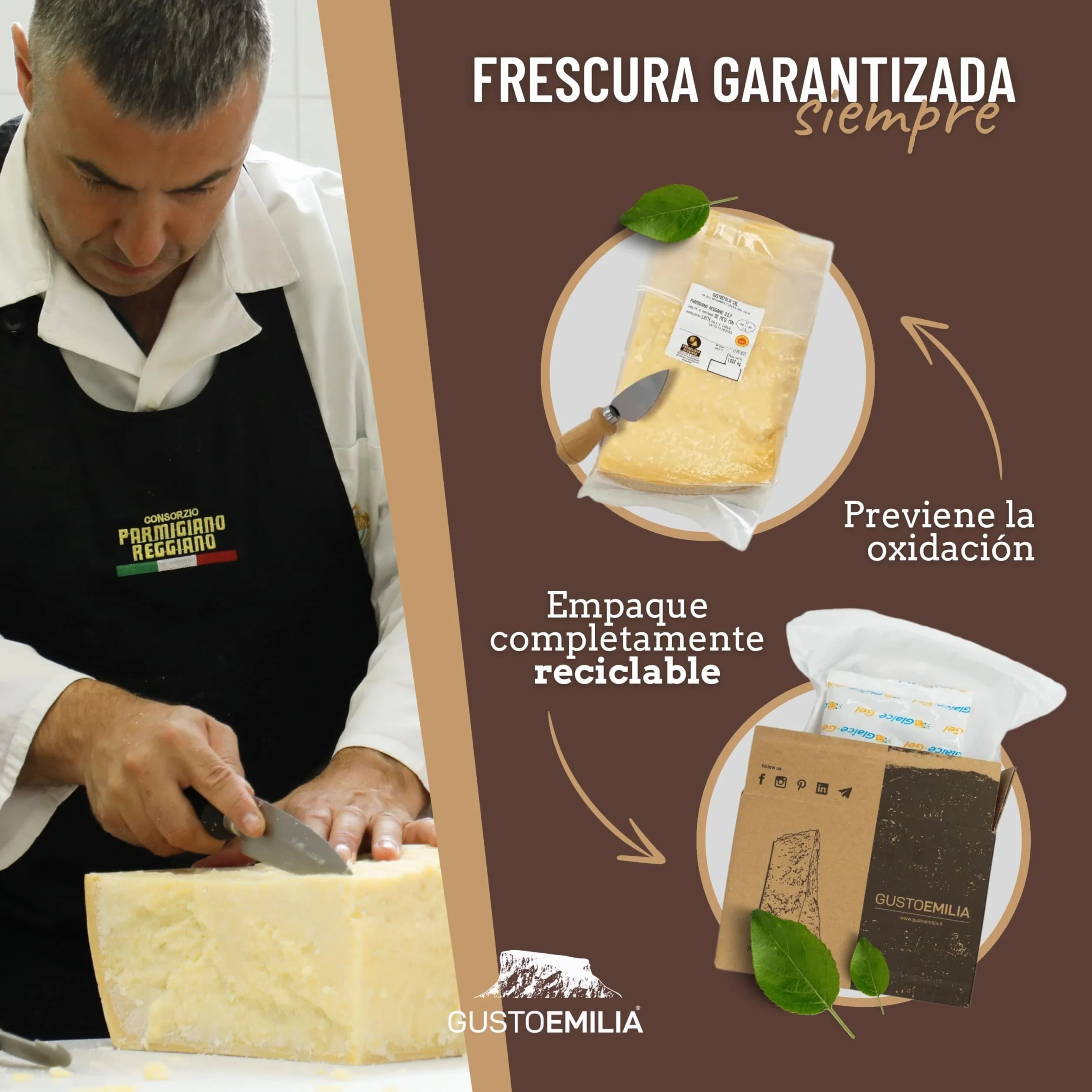 Parmigiano Reggiano 48 Meses de Maduración 1 kg