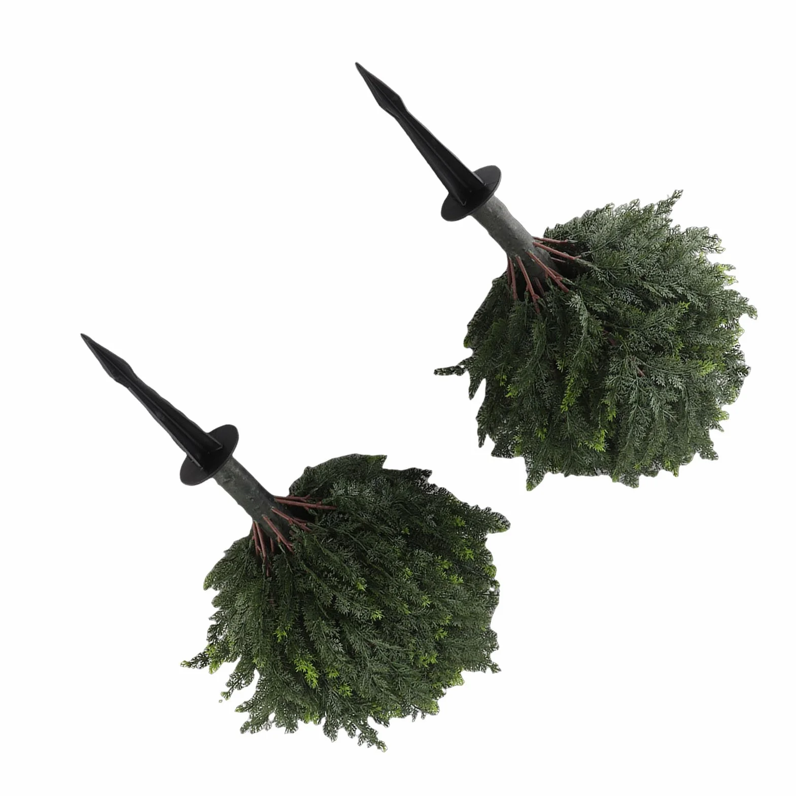 Acouto Árbol Topiario de Ciprés Artificial, Material de PE Duradero, Vegetación Exuberante, Fácil Instalación, Mantenimiento Cero para Jardines y Patios