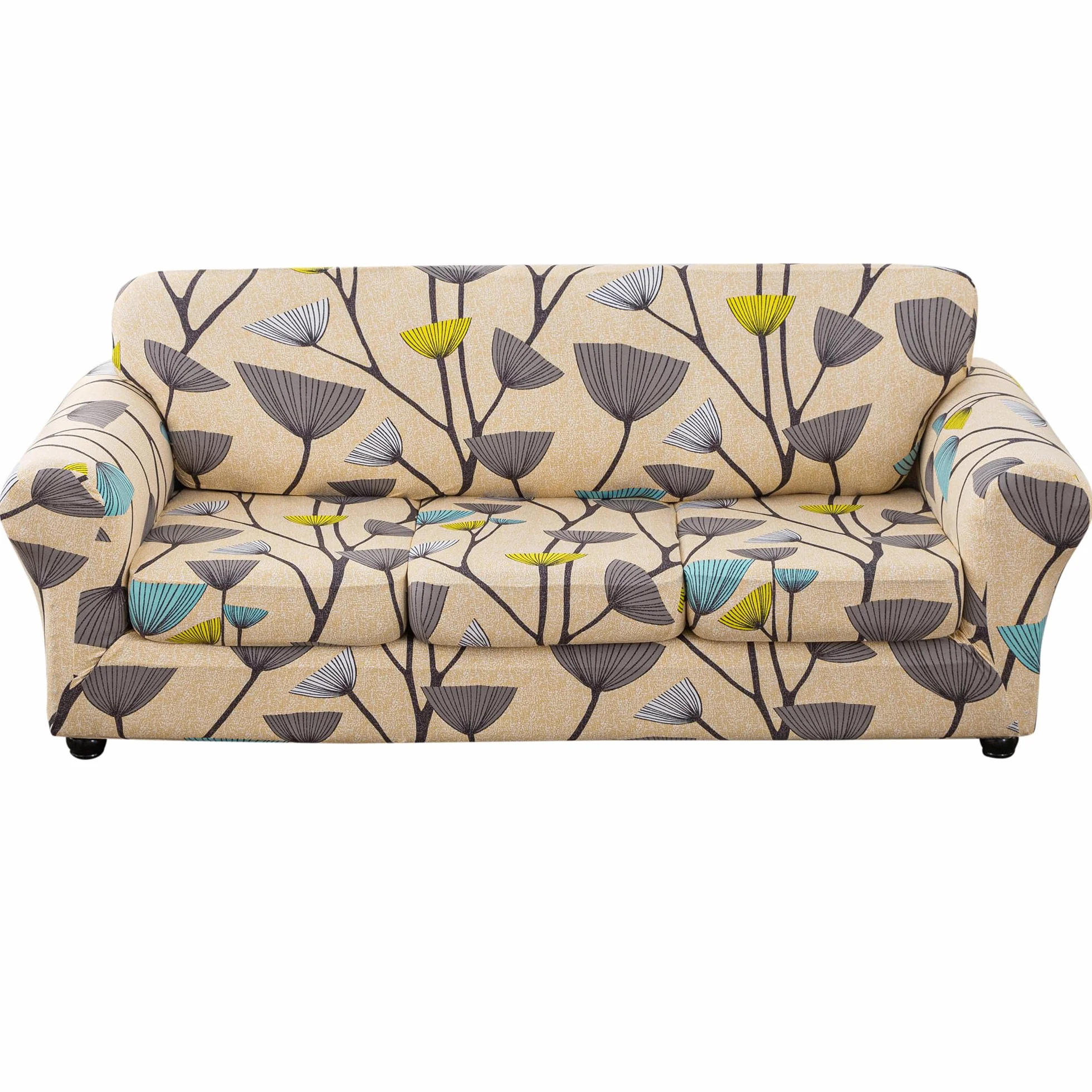 Funda Sofa Elástica 1/2/3 Plazas Con Cojín - Ajustable, Antideslizante y Decorativa - Protector De Muebles